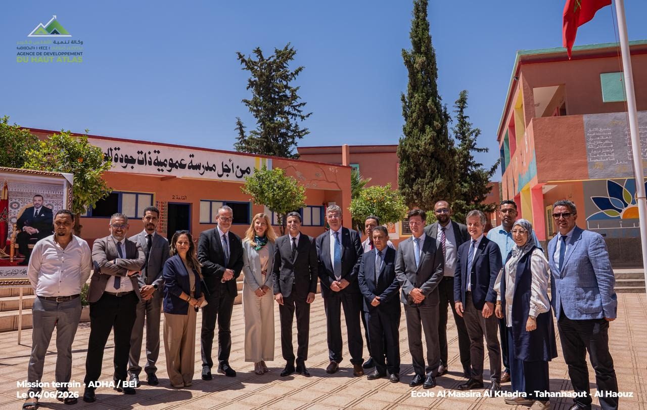 ADHA-BEI : Une mission de terrain à Al Haouz pour constater l’avancement des projets de reconstruction et de réhabilitation